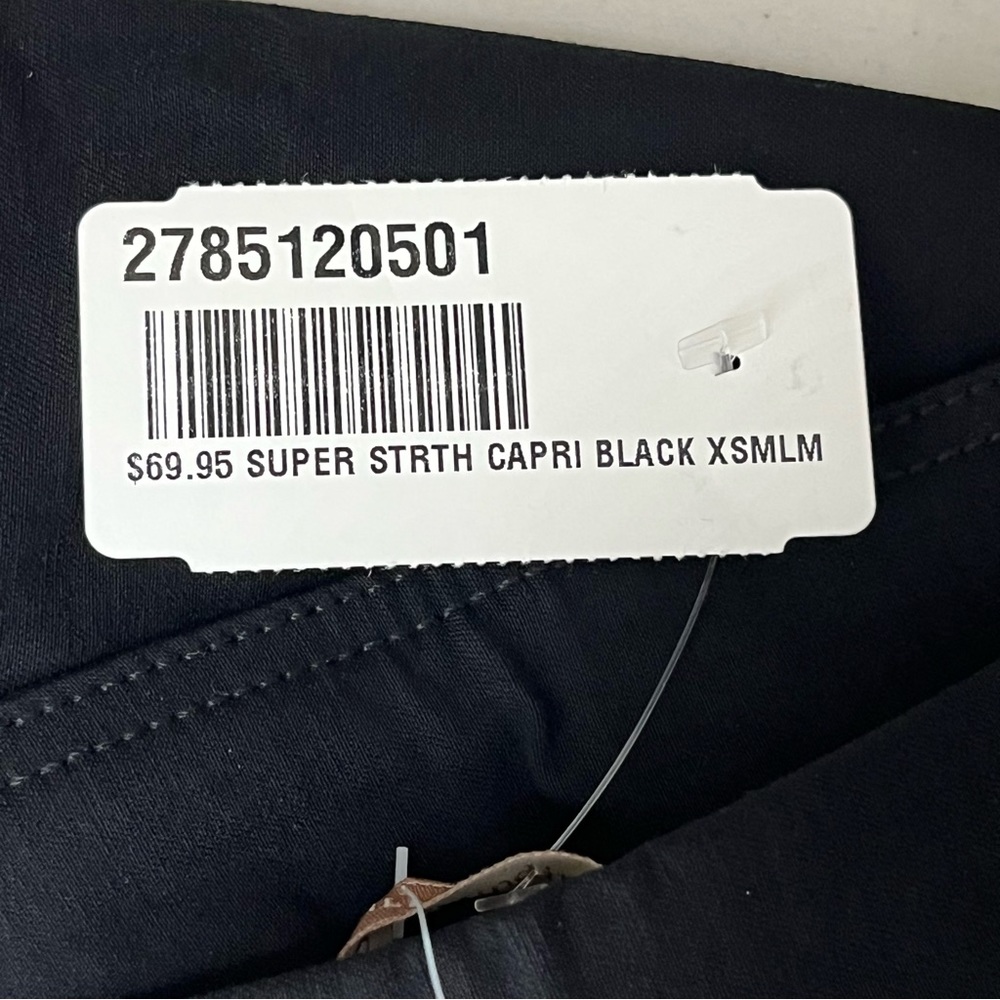 SOFT SURROUNDINGS NWT SUPER STRETCH CAPRI CROPPED BLACK PULL ON PANTS EXTRA SMAL - Picture 5 of 11